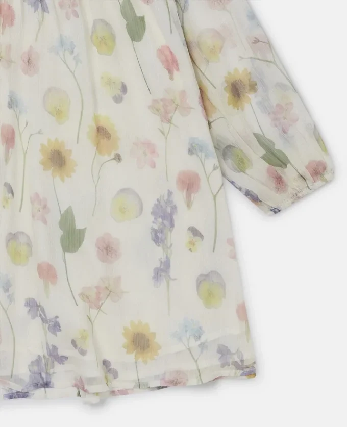 Floral Print Long-Sleeve Dress Floral Print Long-Sleeve Dress