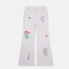 Flower Embroidered Jeans Flower Embroidered Jeans