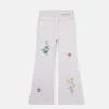 Flower Embroidered Jeans Flower Embroidered Jeans