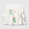 Flower Embroidered Skirt Flower Embroidered Skirt
