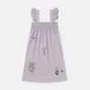 Flower Embroidered Sleeveless Dress Flower Embroidered Sleeveless Dress