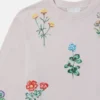 Flower Embroidered Sweatshirt Flower Embroidered Sweatshirt