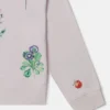 Flower Embroidered Sweatshirt Flower Embroidered Sweatshirt