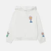 Flower Graphic Zipper-Up Hoodie Flower Graphic Zipper-Up Hoodie