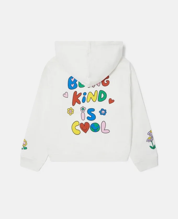 Flower Graphic Zipper-Up Hoodie Flower Graphic Zipper-Up Hoodie
