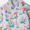Flower Print Collared Jacket Flower Print Collared Jacket