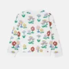 Flower Print Crewneck Sweatshirt Flower Print Crewneck Sweatshirt