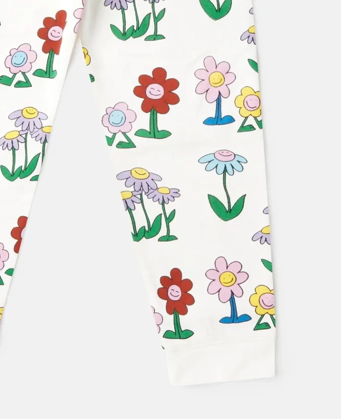 Flower Print Drawstring Sweatpants Flower Print Drawstring Sweatpants