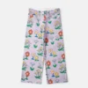 Flower Print Straight-Leg Denim Jeans Flower Print Straight-Leg Denim Jeans