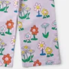Flower Print Straight-Leg Denim Jeans Flower Print Straight-Leg Denim Jeans