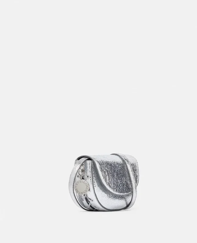 Frayme Crackled Silver Shoulder Bag Frayme Crackled Silver Shoulder Bag