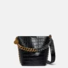 Frayme Croc-Effect Embossed Bucket Bag Frayme Croc-Effect Embossed Bucket Bag