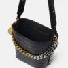 Frayme Croc-Effect Embossed Bucket Bag Frayme Croc-Effect Embossed Bucket Bag