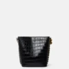 Frayme Croc-Effect Embossed Bucket Bag Frayme Croc-Effect Embossed Bucket Bag