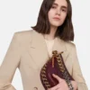 Frayme Croc-Effect Embossed Small Shoulder Bag Frayme Croc-Effect Embossed Small Shoulder Bag