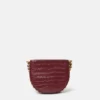 Frayme Croc-Effect Embossed Small Shoulder Bag Frayme Croc-Effect Embossed Small Shoulder Bag