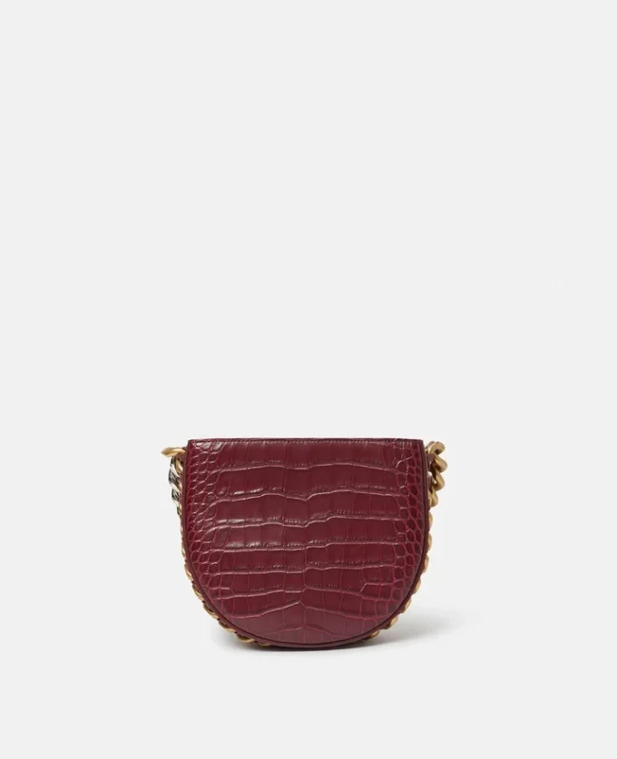 Frayme Croc-Effect Embossed Small Shoulder Bag Frayme Croc-Effect Embossed Small Shoulder Bag