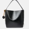Frayme Croc-Effect Embossed Tote Bag Frayme Croc-Effect Embossed Tote Bag