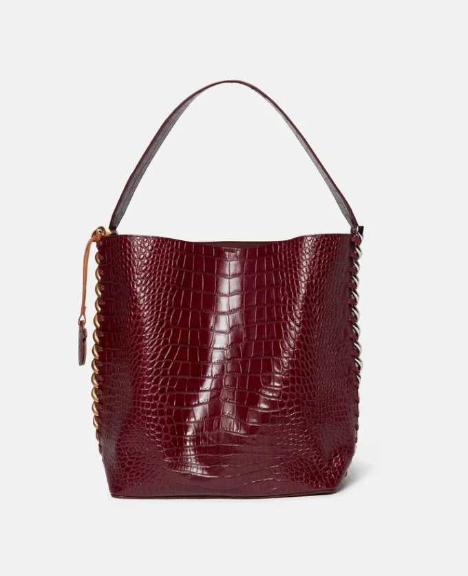 Frayme Croc-Effect Embossed Tote Bag Frayme Croc-Effect Embossed Tote Bag