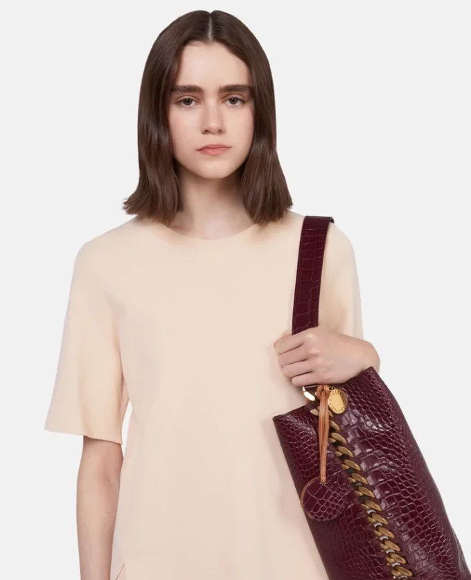 Frayme Croc-Effect Embossed Tote Bag Frayme Croc-Effect Embossed Tote Bag