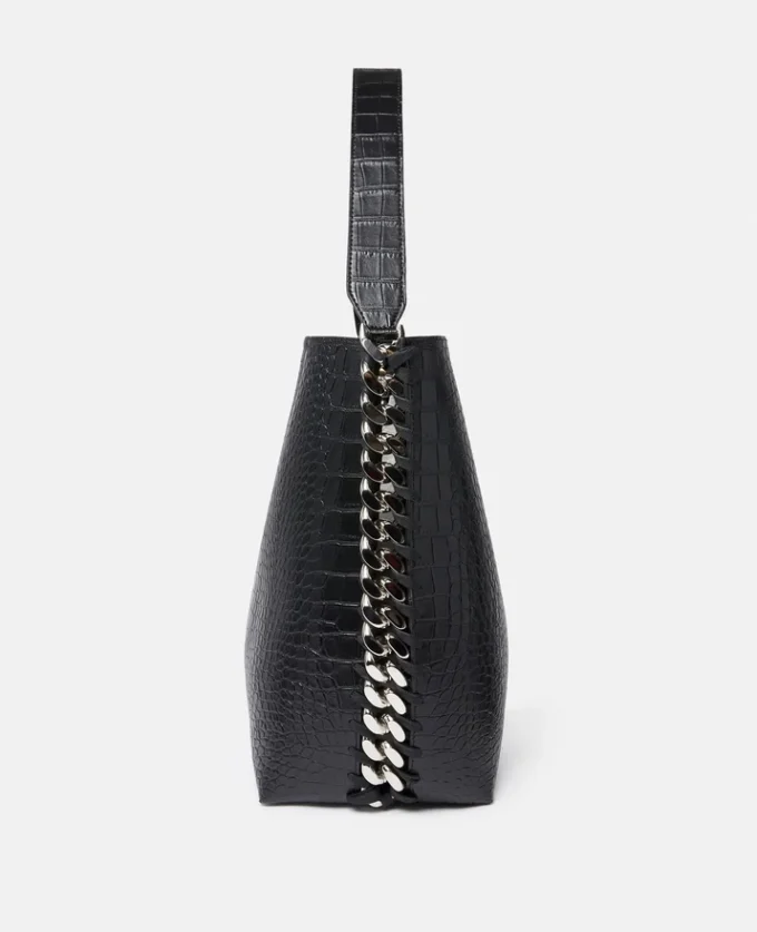 Frayme Croc-Effect Embossed Tote Bag Frayme Croc-Effect Embossed Tote Bag
