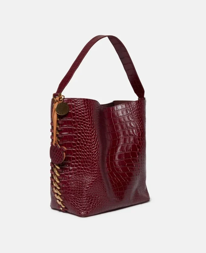 Frayme Croc-Effect Embossed Tote Bag Frayme Croc-Effect Embossed Tote Bag