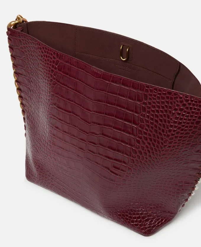 Frayme Croc-Effect Embossed Tote Bag Frayme Croc-Effect Embossed Tote Bag
