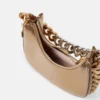 Frayme Metallic Zipped Mini Hobo Bag Frayme Metallic Zipped Mini Hobo Bag