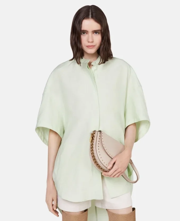 Frayme Studded Grainy Alter Mat Medium Flap Shoulder Bag Frayme Studded Grainy Alter Mat Medium Flap Shoulder Bag