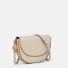 Frayme Studded Grainy Alter Mat Medium Flap Shoulder Bag Frayme Studded Grainy Alter Mat Medium Flap Shoulder Bag