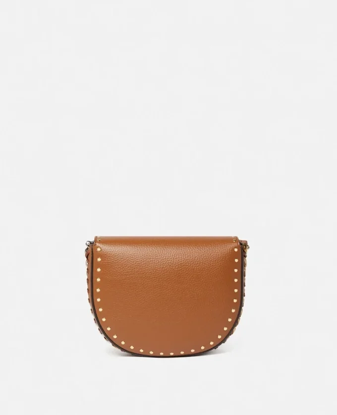 Frayme Studded Grainy Alter Mat Medium Flap Shoulder Bag Frayme Studded Grainy Alter Mat Medium Flap Shoulder Bag