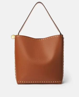 Frayme Studded Grainy Alter Mat Tote Bag