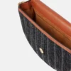 Frayme Woven Raffia Medium Flap Shoulder Bag Frayme Woven Raffia Medium Flap Shoulder Bag