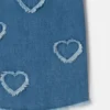 Fringed-Heart Patch Stretch-Denim Dress Fringed-Heart Patch Stretch-Denim Dress