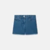 Fringed-Heart Patch Stretch-Denim Shorts Fringed-Heart Patch Stretch-Denim Shorts
