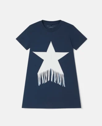 Fringed Star T-Shirt Dress Fringed Star T-Shirt Dress