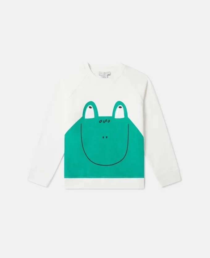 Frog Graphic Crewneck Sweatshirt Frog Graphic Crewneck Sweatshirt