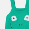 Frog Graphic Embroidered Romper Frog Graphic Embroidered Romper