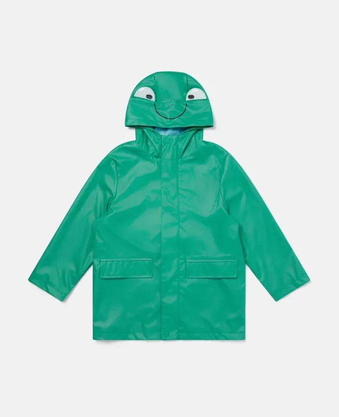 Frog Graphic Hooded Raincoat Frog Graphic Hooded Raincoat