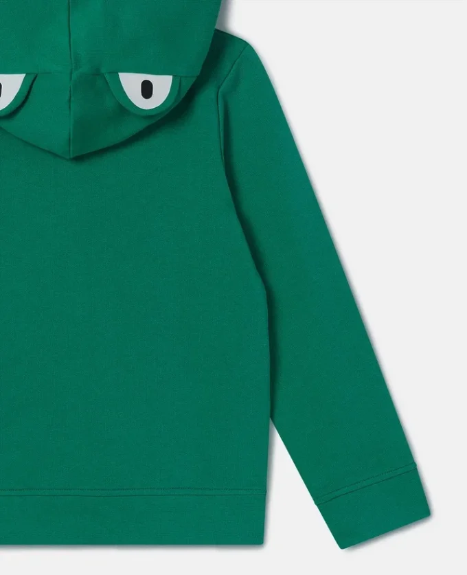 Frog Graphic Hooded Zipper Sweatshirt Frog Graphic Hooded Zipper Sweatshirt