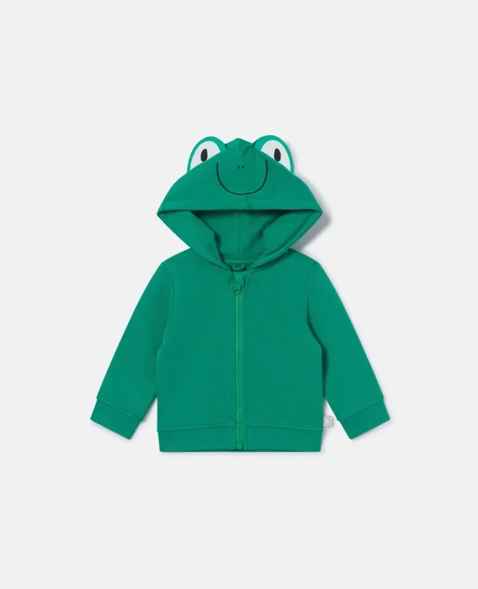 Frog Graphic Zipper Hoodie Frog Graphic Zipper Hoodie
