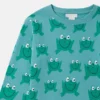 Frog Print Crewneck Sweatshirt Frog Print Crewneck Sweatshirt
