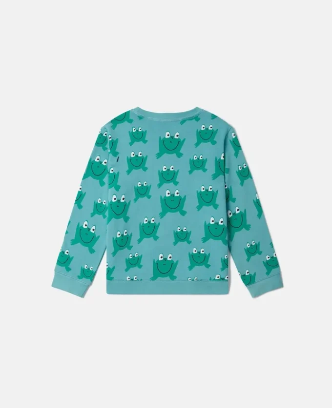 Frog Print Crewneck Sweatshirt Frog Print Crewneck Sweatshirt