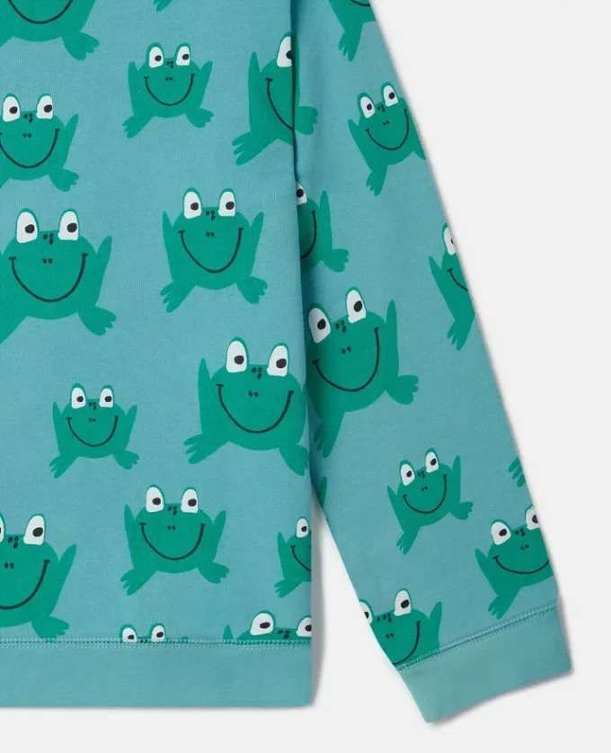 Frog Print Crewneck Sweatshirt Frog Print Crewneck Sweatshirt