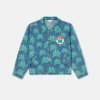 Frog Print Denim Jacket Frog Print Denim Jacket