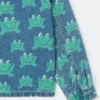 Frog Print Denim Jacket Frog Print Denim Jacket
