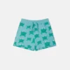Frog Print Drawstring Shorts Frog Print Drawstring Shorts