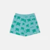 Frog Print Drawstring Shorts Frog Print Drawstring Shorts