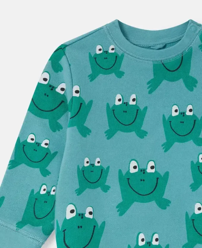Frog Print Sweatshirt Frog Print Sweatshirt