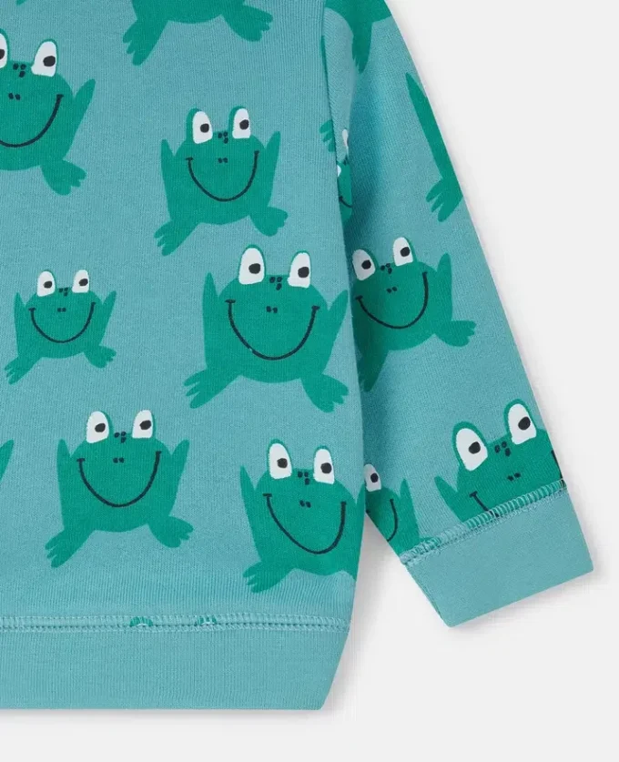 Frog Print Sweatshirt Frog Print Sweatshirt